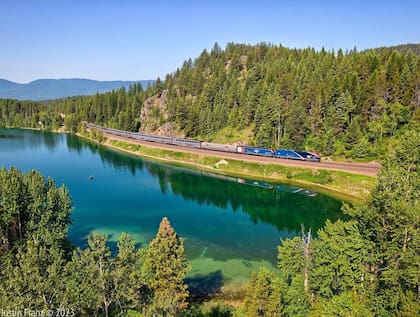 El viaje en este tren ofrece las vistas más hermosas de EE.UU. (Instagram/@justinfranz)