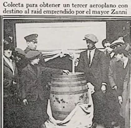 El viaje se financió con aportes privados