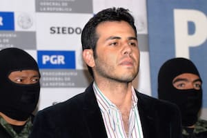 "El Vicentillo" en 2009, al momento de su arresto en México. Foto: PGR México