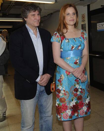 El vicepresidente, Amado Boudou, junto a su ahora ex novia, Agustina Kämpfer
