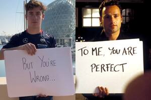 El video de Franco Colapinto que emuló una escena de Love Actually