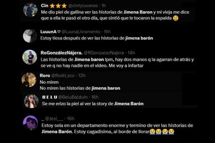 El video de Jimena causó revuelo en Twitter (Captura Twitter)