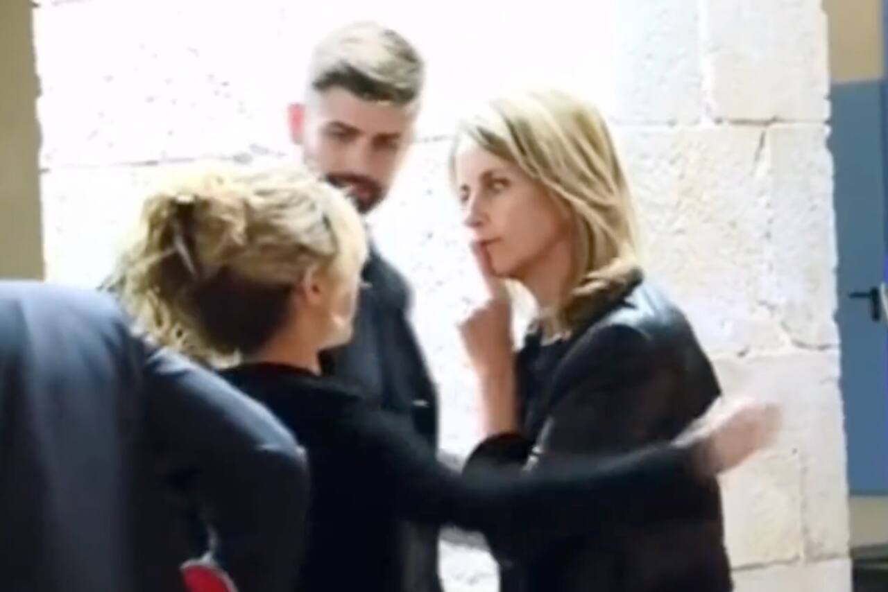 Sale a la luz un polémico video de Shakira y la madre de Gerard Piqué - LA NACION