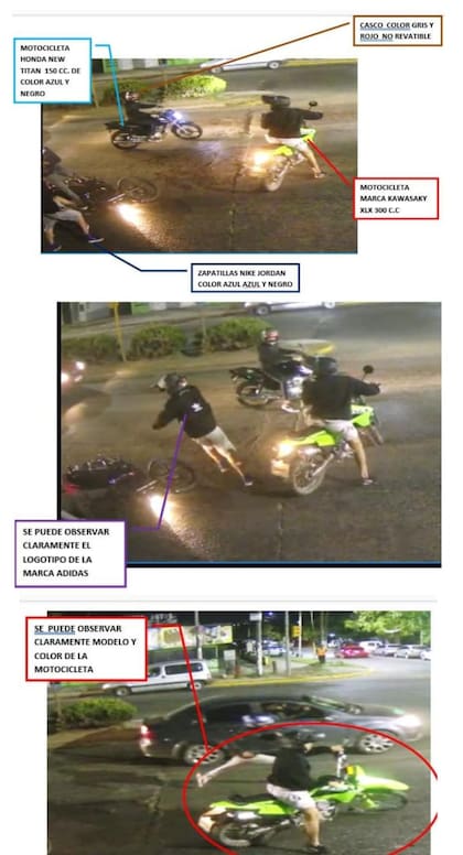 El video de vigilancia permitió la identificación de los asaltantes