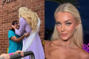 El video del abrazo ya supera los 1.5 millones de vistas en Instagram. Fotos: Victoria Kjær Theilvig, Instagram