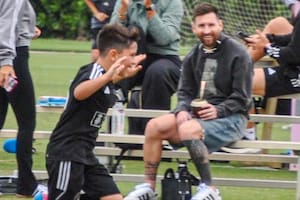 El video del gol con el que Mateo Messi logró el triunfo de la Academia del Inter Miami