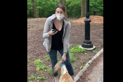 El video del incidente en Central Park se volvió viral. Crédito: Christian Cooper
