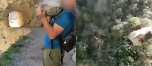 Tiró una piedra en un parque nacional y ahora podrían multarlo con el equivalente a un departamento