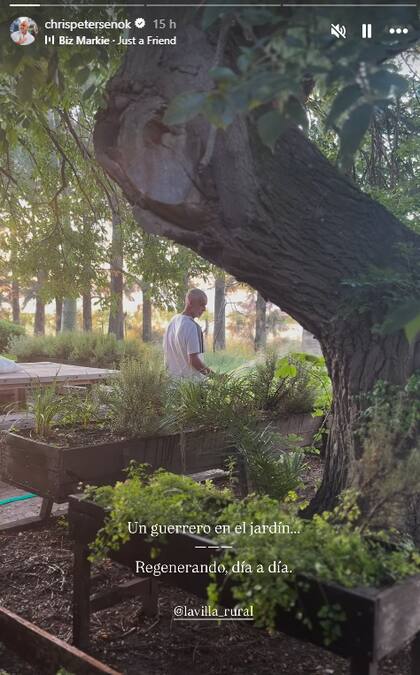 El video que compartió Petersen en sus redes sociales