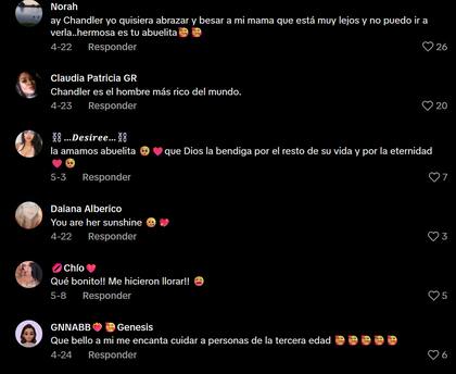 El video recibió miles de comentarios de s que se conmovieron (Foto: TikTok @chandlerdurango)