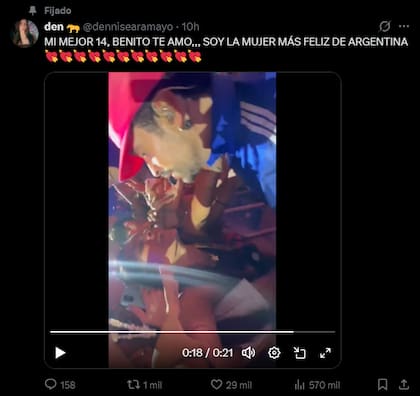 El video se viralizó rápidamente en X