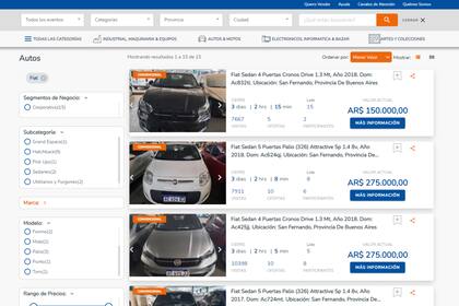 El viernes 16 de julio, FCA Compañía Financiera cerrará su subasta a través de la plataforma de Narvaezbid, donde que ofrece vehículos desde $275.000 que no tienen más de cuatro años de antigüedad