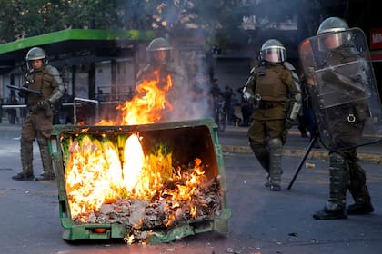 Viernes 18 de octubre. El primer día de protesta dejó como saldo al menos 133 detenidos