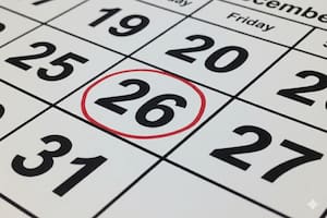 ¿Hoy, viernes 26 de diciembre, es feriado o hay asueto?