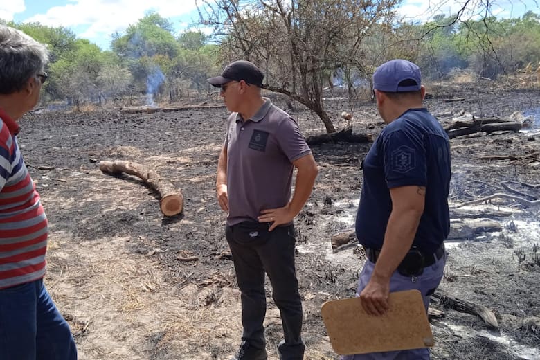 Desastre en Chaco: un feroz incendio arrasó con el campo de un empresario forestal
