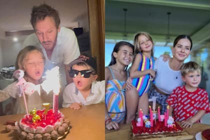 El viernes, Benjamín Vicuña y la China Suárez celebraron por separado el cumpleaños de Magnolia (Foto: Instagram @benjaminvicuna.ok / @sangrejaponesa)