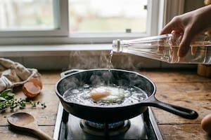 Por qué los especialistas recomiendan agregar vinagre al cocinar huevos