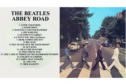 El vinilio original de "Abbey Road"