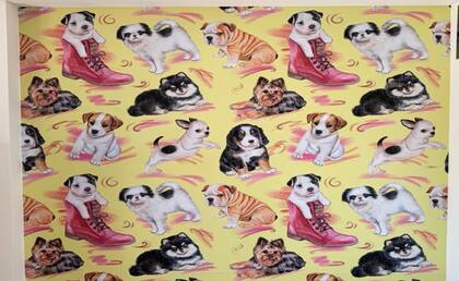 El vinilo que diseñaron para la pieza de su hija