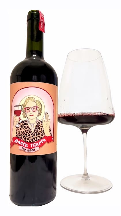 El vino Santa Marta es un Malbec 2023 propio del Valle de Uco, Mendoza