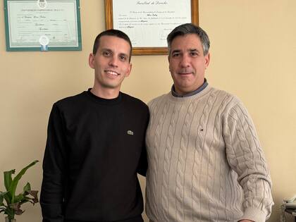 El visionario Javier Terbay junto a su hijo Facundo Terbay