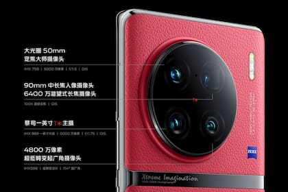 El Vivo X90 tiene cámaras con sensores de 1 pulgada y chips de última generación