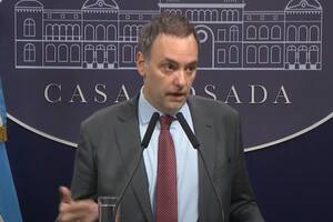 El vocero presidencial Manuel Adorni esté martes