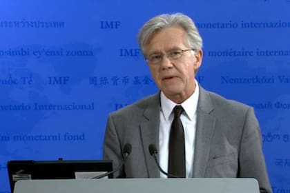 El vocero principal del FMI, Gerry Rice