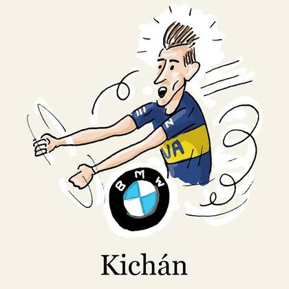 El volante dijo que ganó una apuesta y ahora manejará el auto de su representante