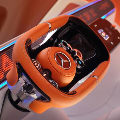 El volante futurista de AMG