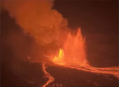 El volcán Kilauea en Hawái entró de nuevo en erupción