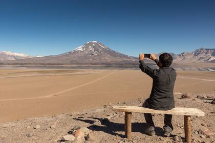 El volcán Maipo en Mendoza, que es zona de volcanes y aventura.