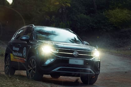 El Volkswagen Taos.