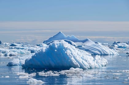 El vórtice es conocido como Corriente Circumpolar Antártica (ACC).(Photo by Juan BARRETO / AFP)