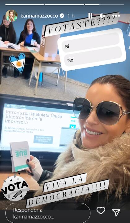 El voto de Karina Mazzocco