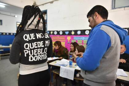 El voto en las escuelas de Moreno