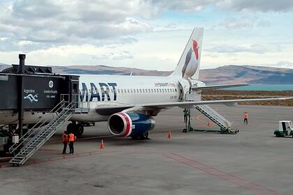 El vuelo de JetSmart inauguró a fines de enero la ruta Buenos Aires-Calafate como parte de su estrategia durante el verano 2021 