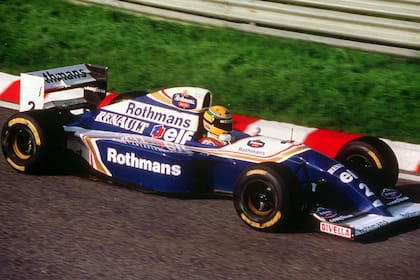 El Williams de Ayrton Senna, en acción en Portugal, en 1994, cuando ese país ofrecía el circuito de Estoril