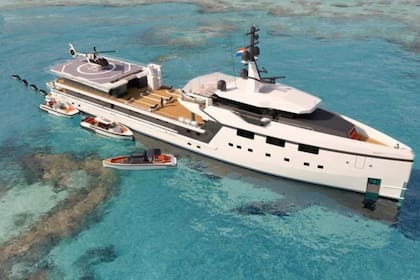 El "yatecito" cuenta con diversos lujos (Foto Damen Yachting)