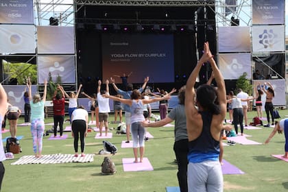 El Yoga fue protagonista durante los dos días