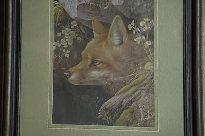 El zorro en una de las pinturas hiperrealistas de Moricz Karl