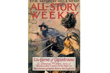 La portada de All-Story Weekly, cuando apareció por primera vez