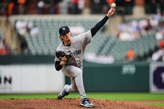 El zurdo de los Yankees Max Fried sale luego de tres entradas ante Baltimore por dolor de codo