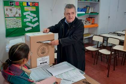 Elecciones 2023. Votación de Mario Negri en Córdoba