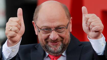 Schulz quedó segundo en intención de voto
