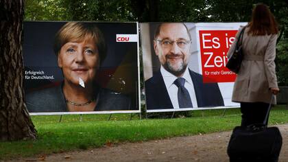La principal disputa en la campa?a fue entre Merkel y Schulz