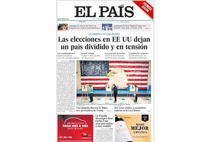 Elecciones en EE.UU.: las tapas de los diarios del mundo