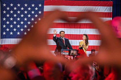 Ron DeSantis celebra su victoria en Florida