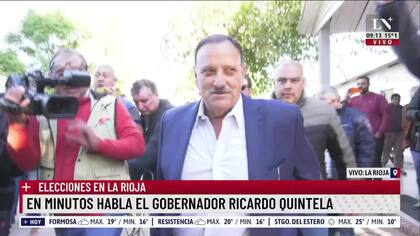 Elecciones en La Rioja: la palabra de Ricardo Quintela, quien va por la reelección