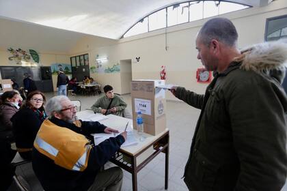 Elecciones en San Juan. Escuela Walt Disney de Rawson